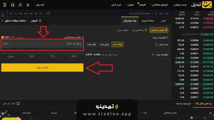 ربات تریدر ارز دیجیتال
