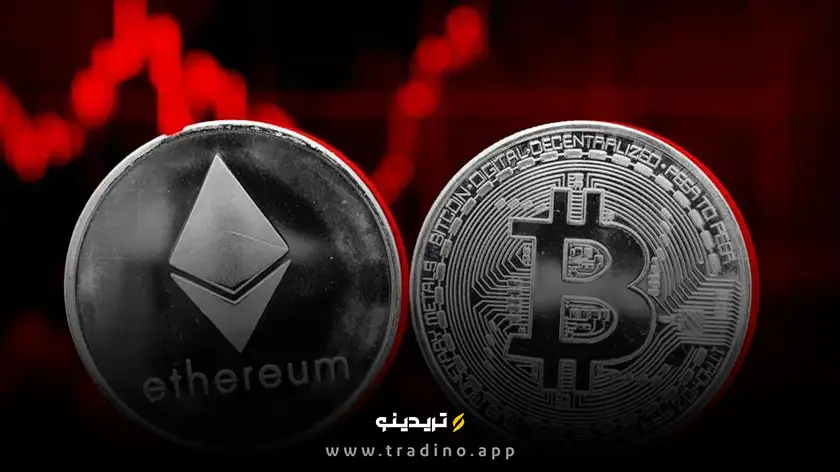 سقوط ۵ درصدی ارزش کل بازار ارزهای دیجیتال؛ بیت کوین و اتریوم زیر فشار نهنگ‌ها